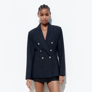 Navy Blue Zara Blazer